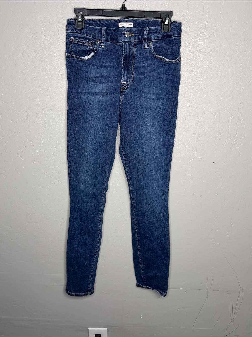 Good America Womens High Waist Tummy Control Good Legs Skinny Jeans Sz 8/29